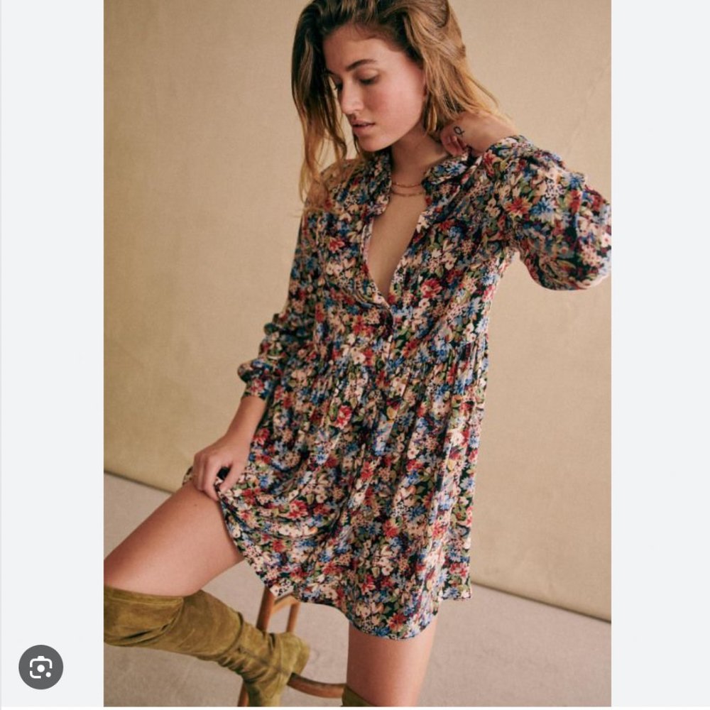 Sezane Leana Dress in Fall is Blooming